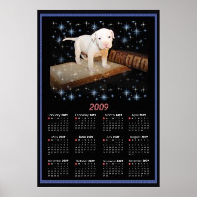 2009 Wall Poster Calendar of Luna by KahunaLuna