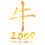 2009 Year of Ox Symbol Ladies Long Sleeve Tee t-shirts