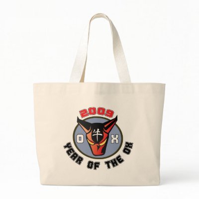 2009 - Year of the Ox Canvas Bag by spacedust