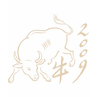 2009 year of the ox  - new year shirt by strk3
