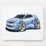 2010-11 Camaro Lt Blue Car Mousepad