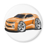 2010-11 Camaro Orange Car Magnet