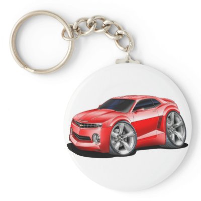 2010-11 Camaro Red Car Key Chains by maddmaxart
