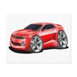 2010-11 Camaro Red Car Post Cards
