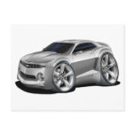 2010-11 Camaro Silver Car Post Cards