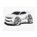 2010-11 Camaro White Car Post Cards