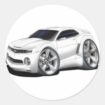 2010-11 Camaro White Car Stickers