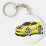 2010-11 Camaro Yellow-Black Car Key Chain