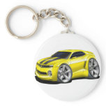 2010-11 Camaro Yellow-Black Car Key Chain