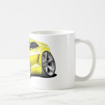2010-11 Camaro Yellow car Coffee Mugs