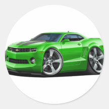 2010-12 Camaro Green-Grey Car Sticker