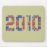 2010 British Union Jack flag New Years gifts Mouse Pad