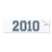 2010 Bumper Sticker
