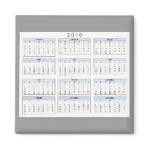 2010 Calendar Refrigerator Magnet