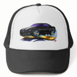 2010 Camaro Black-White Car Trucker Hat