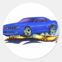 2010 Camaro Blue Car Stickers