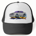 2010 Camaro Silver-Black Car Mesh Hat