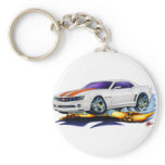 2010 Camaro White-Orange Car keychains