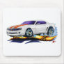 2010 Camaro White-Orange Car Mousepads