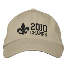 2010 Champs Fleur De Lis Baseball Cap