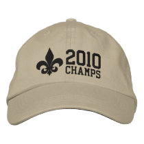 2010 Champs Fleur De Lis Baseball Cap