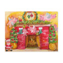 2010 Christmas Decorating Flying Pigs Postcard