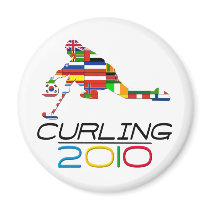 2010: Curling Fridge Magnet