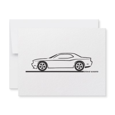 2010 Dodge Challenger Custom Invitations by frengi