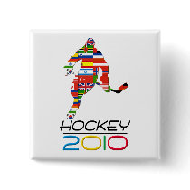 2010: Hockey Pinback Buttons