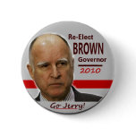 2010 Jerry Brown Pin buttons