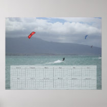 2010 Kite Surfing Calendar (24x18) Poster