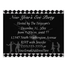 2010 New Year's Eve Party Invitation
