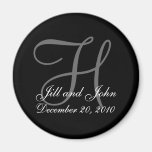 2010 Save the Date Magnet First Names and Initials