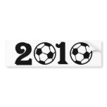 2010 Soccer Football World Cup Bumper Sticker