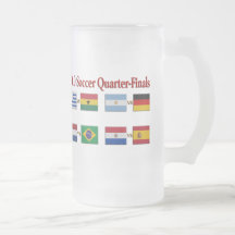 2010 Soccer Quarter-Finals Teams Coffee Mugs