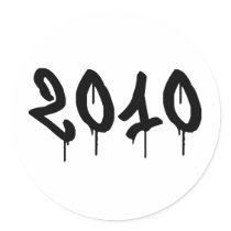 2010 ROUND STICKER