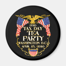 2010 Tax Day Tea Party Magnets