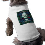 2010 Tom Campbell Governor Doggie Tank Top Dog Tee Shirt