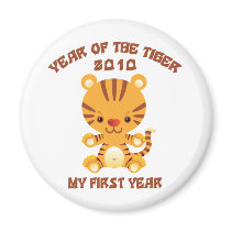 2010 Year of The Tiger Baby Magnet