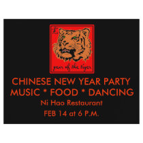 2010 Year of the Tiger Chinese New Year Flyer