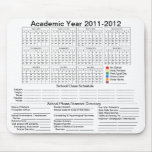 2011-2012 Academic Year Desktop Planner Mouse Pads