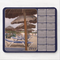 2011 Beach Vacation Calendar Mousepad