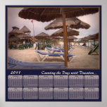 2011 Beach Vacation Calendar posters