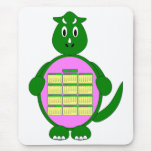 2011 Calendar Green Dinosaur Mousepad