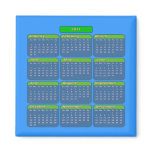 2011 Calendar Magnet