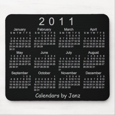 2011 Calendar Mousepads