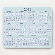 2011 Calendar Mousepad