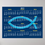 2011 Calendar with Ichthus - Print