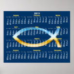 2011 Calendar with Ichthus - Print