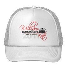 2011 Canadian Tour - William & Kate Wedding Trucker Hats